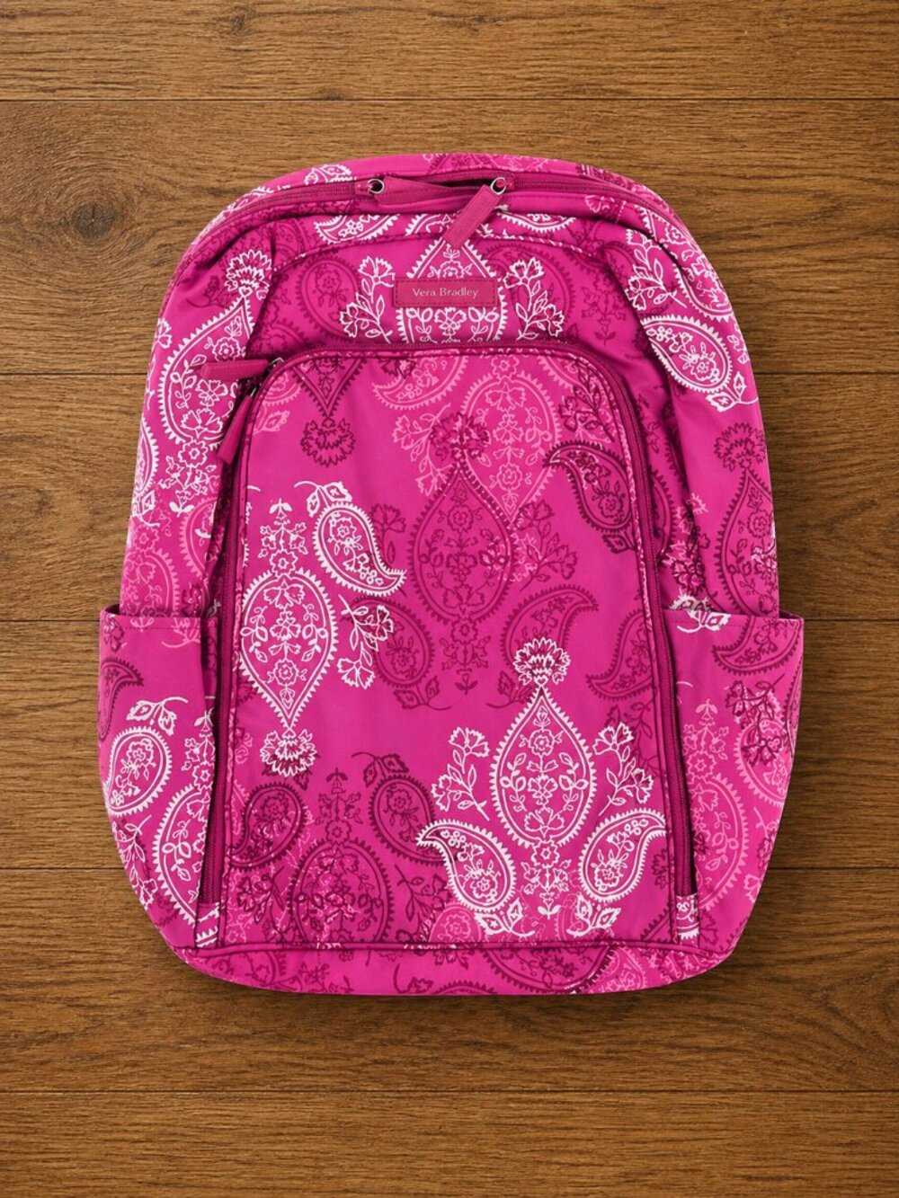 Vera Bradley Campus Backpack Pink Paisley NWT School Travel Bag